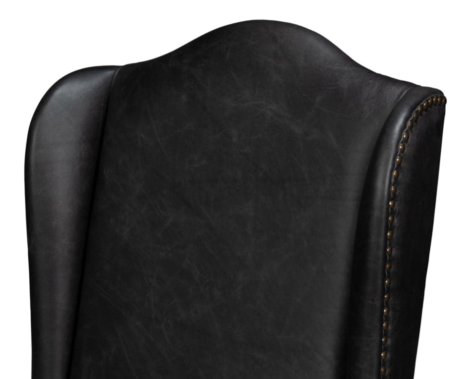 Mercado High Back Dining Chair, Black