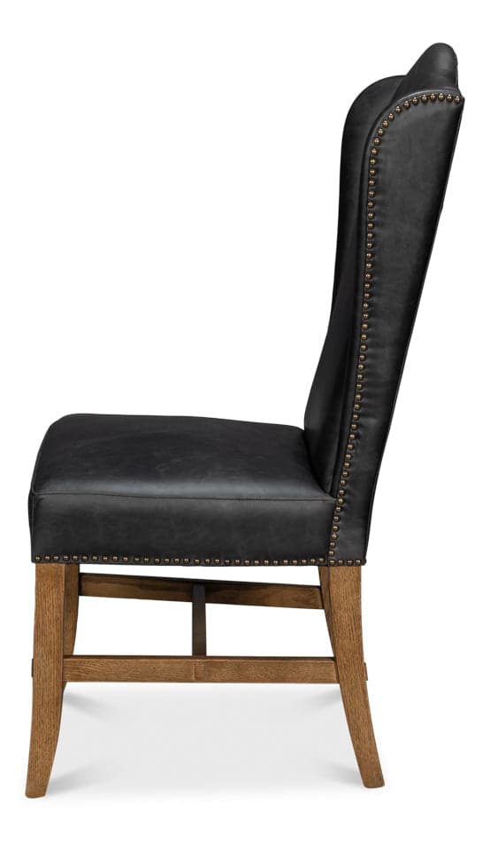 Mercado High Back Dining Chair, Black