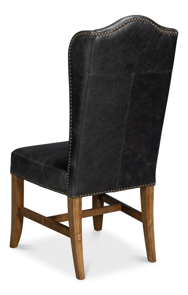 Mercado High Back Dining Chair, Black