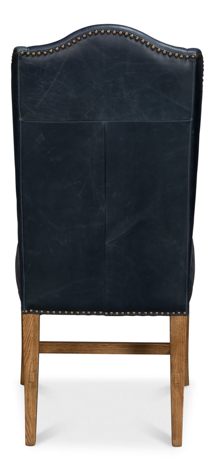 Mercado High Back Dining Chair, Blue