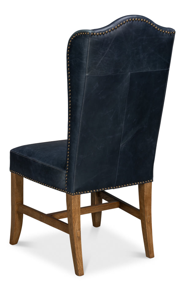 Mercado High Back Dining Chair, Blue