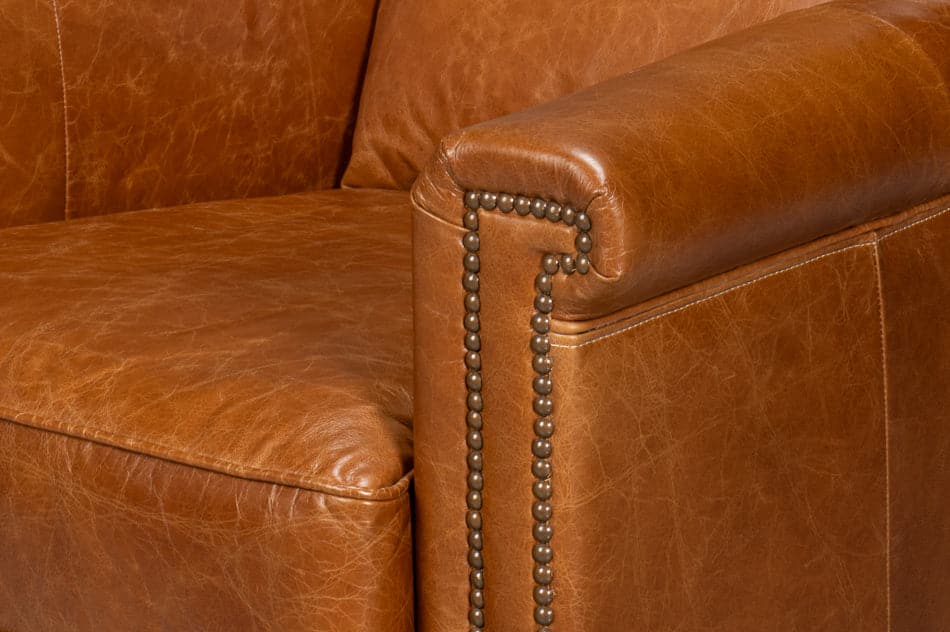 Vandike Arm Chair, Cuba Brown