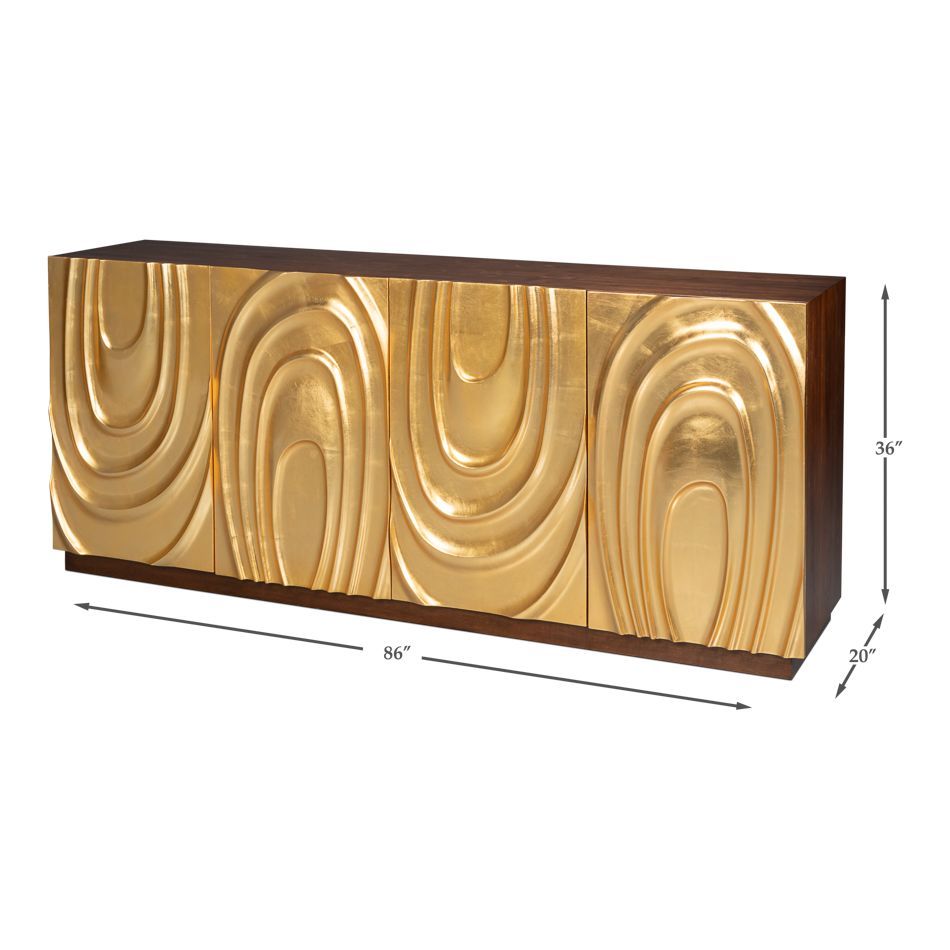Capriole Credenza - Dark Walnut - product view 8