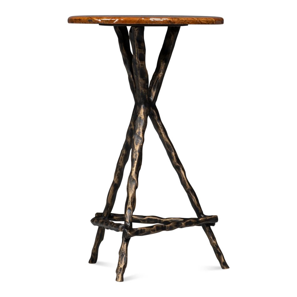 Planter's Table - Aged Brass - product view 18