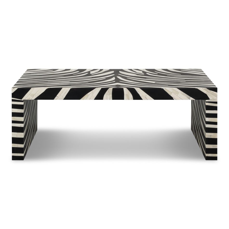 Meridian Bone Inlay Cocktail Table - product view 2