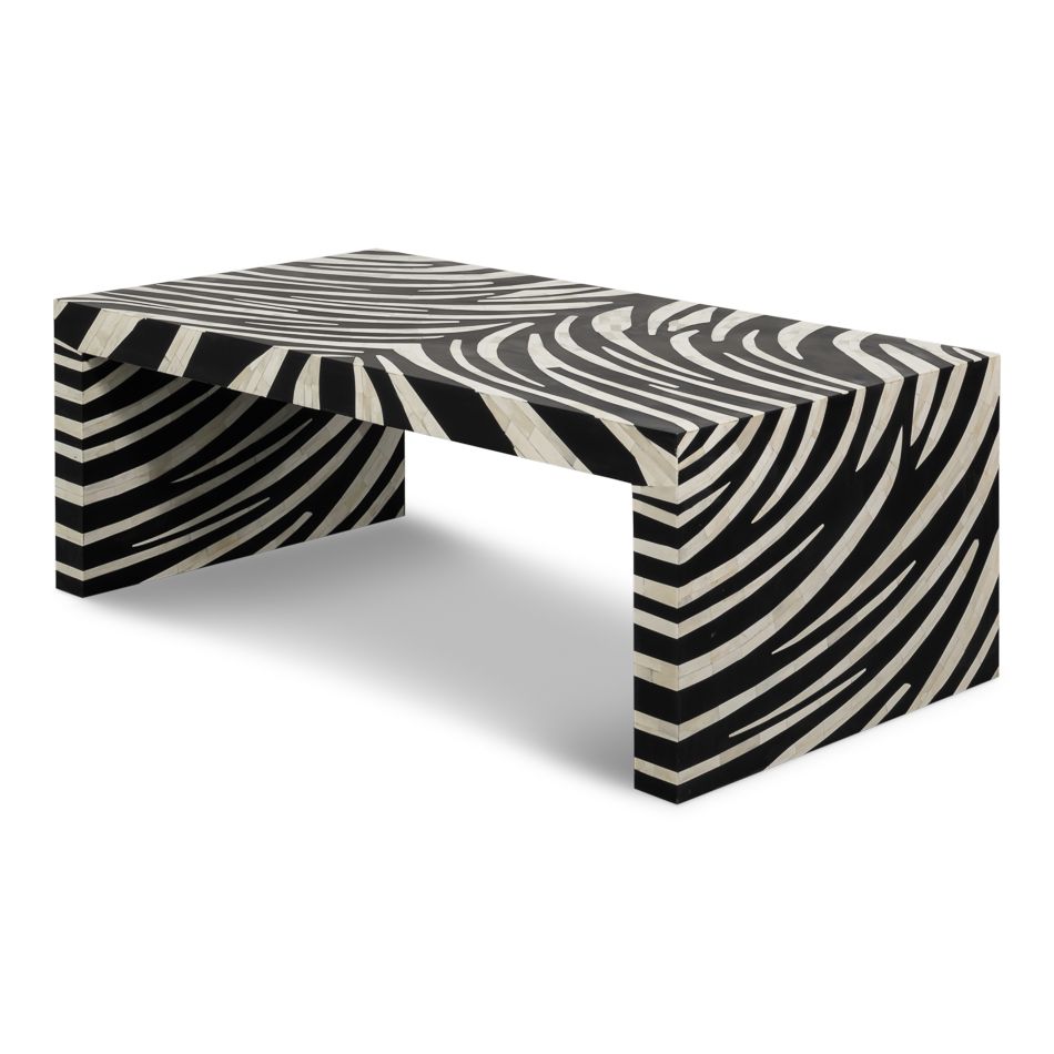 Meridian Bone Inlay Cocktail Table - product view 3