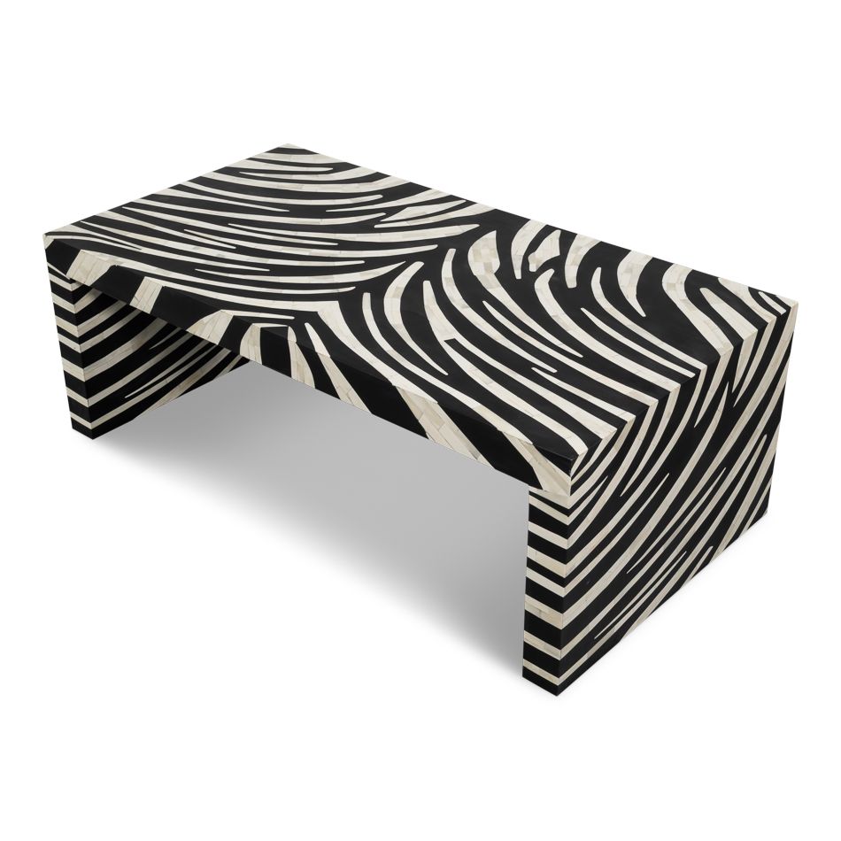 Meridian Bone Inlay Cocktail Table - product view 4