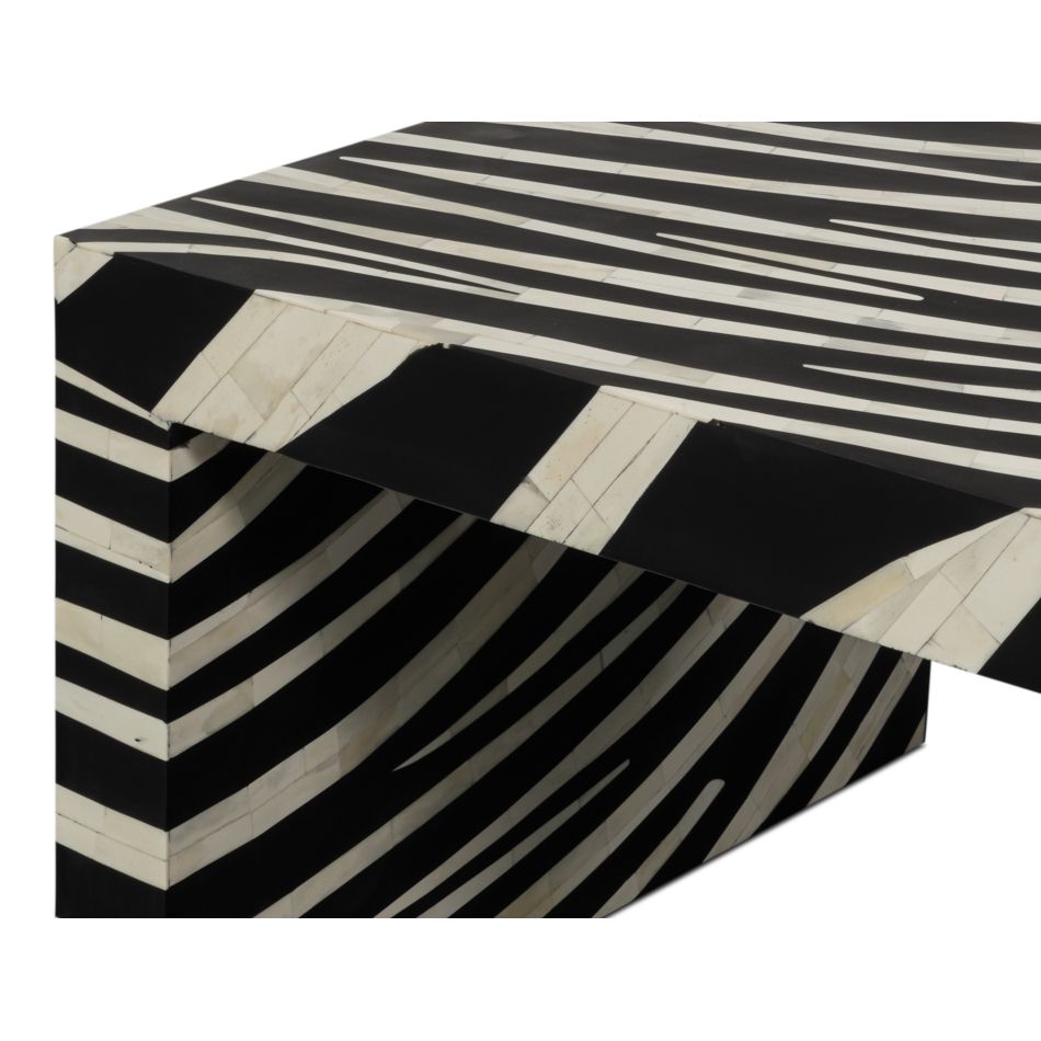 Meridian Bone Inlay Cocktail Table - product view 6
