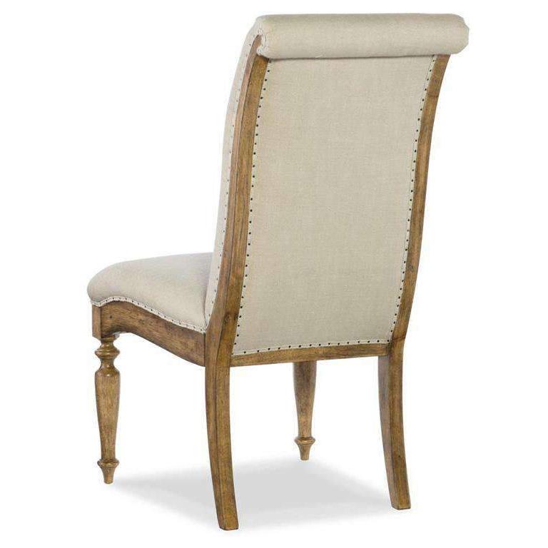 Archivist Upholstered Side Chair Collection-Hooker-HOOKER-5447-75410-Dining ChairsPecky Pecan-7-France and Son