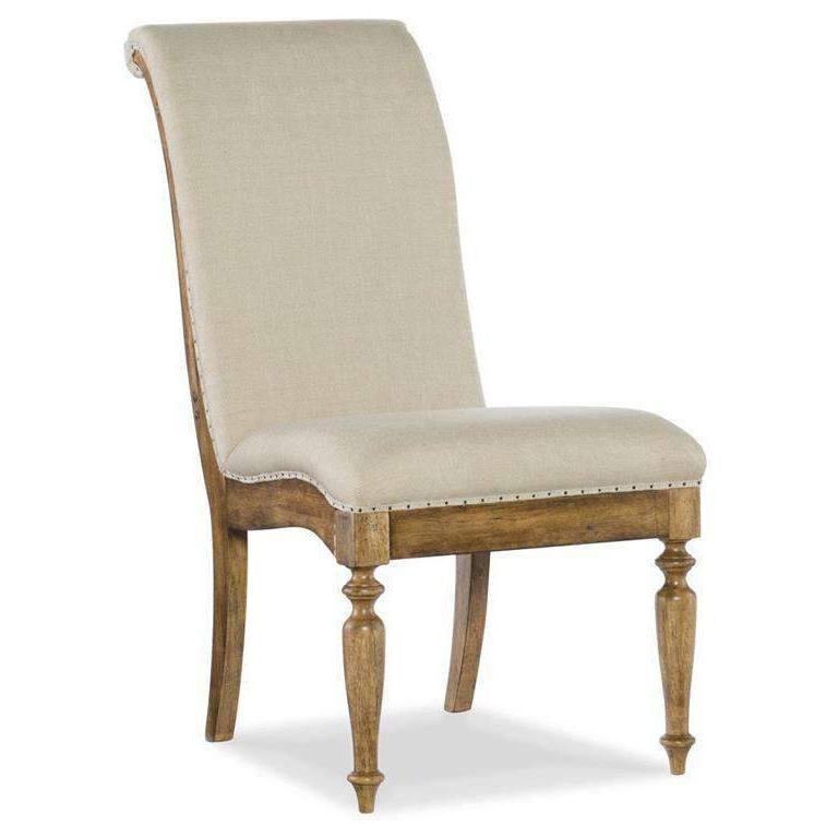 Archivist Upholstered Side Chair Collection-Hooker-HOOKER-5447-75410-Dining ChairsPecky Pecan-6-France and Son