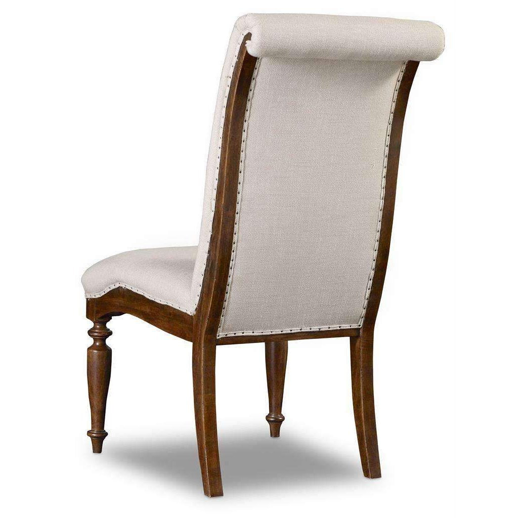 Archivist Upholstered Side Chair Collection-Hooker-HOOKER-5447-75410-Dining ChairsPecky Pecan-5-France and Son