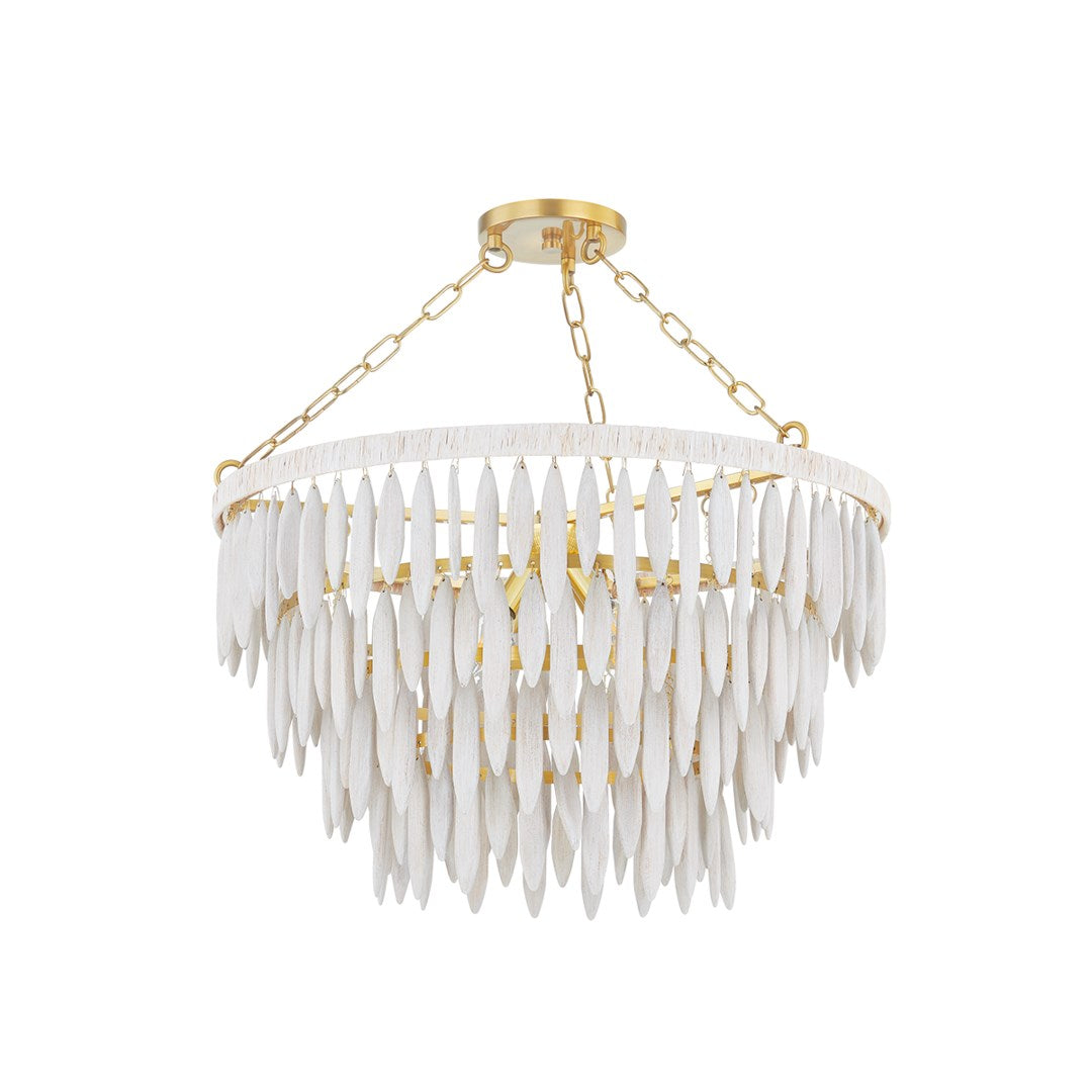 Tiffany 4 Light Chandelier-Mitzi-HVL-H805804-AGB-Chandeliers-1-France and Son