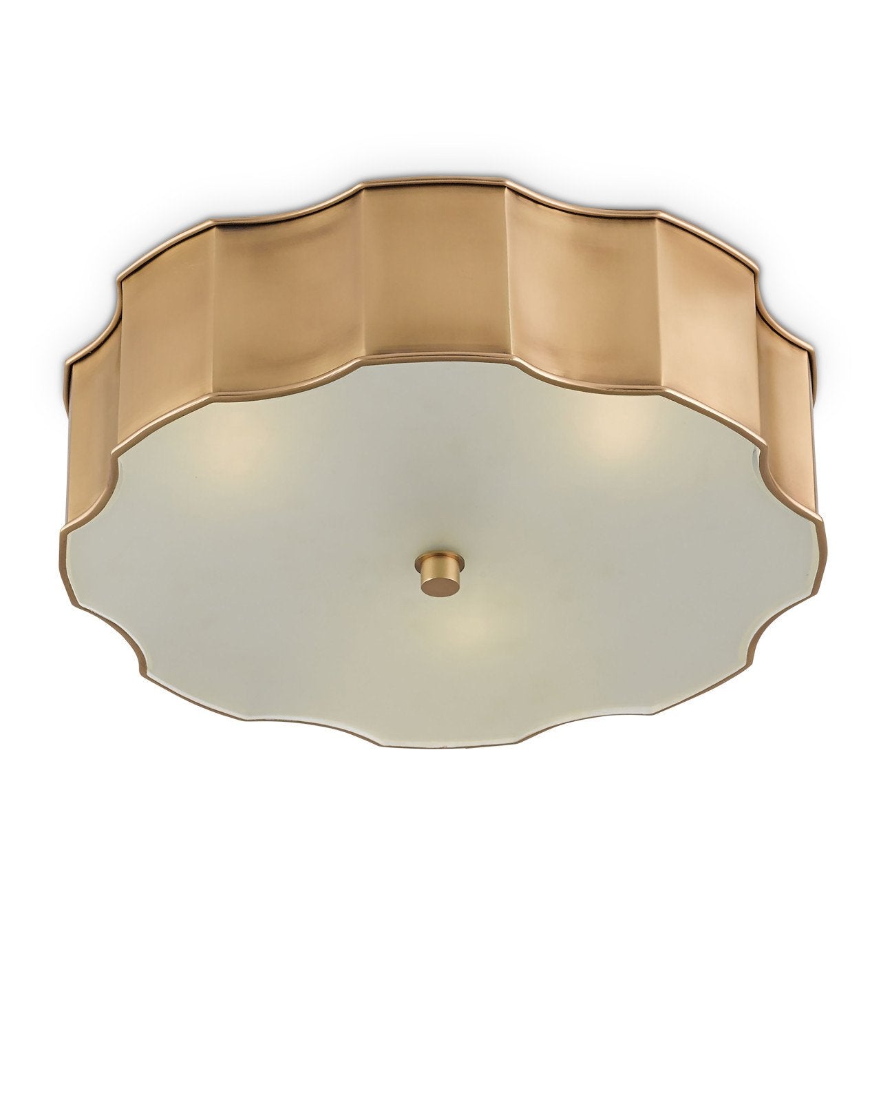 Wexford Brass Flush Mount