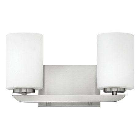 Bath Kyra Bath Two Light Brushed Nickel-Hinkley Lighting-HINKLEY-55022BN-Bathroom Lighting-1-France and Son