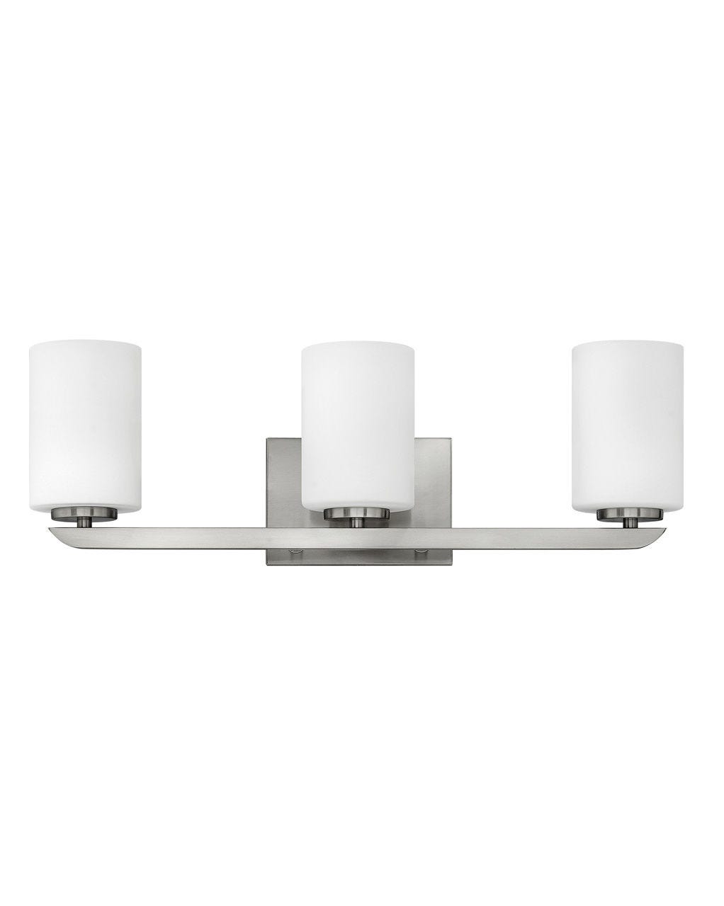 Bath Kyra Bath Three Light Polished Nickel-Hinkley Lighting-HINKLEY-55023BN-Bathroom LightingBrushed Nickel-2-France and Son