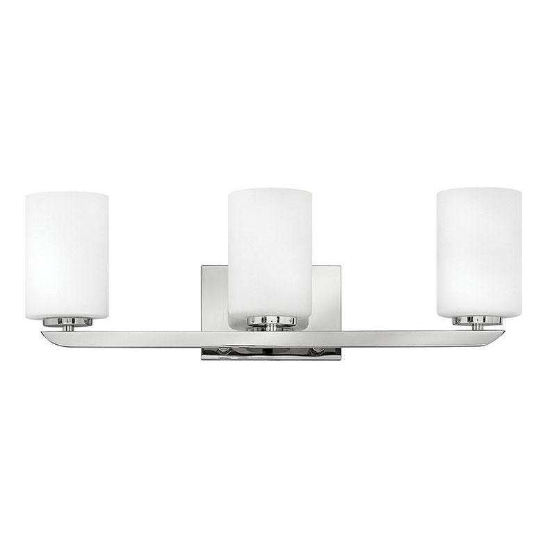 Bath Kyra Bath Three Light Polished Nickel-Hinkley Lighting-HINKLEY-55023PN-Bathroom Lighting-1-France and Son