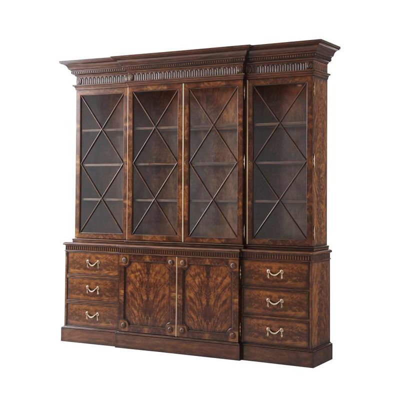 The Sunderland Room Bookcase-Theodore Alexander-THEO-AL63004-Bookcases & Cabinets-1-France and Son
