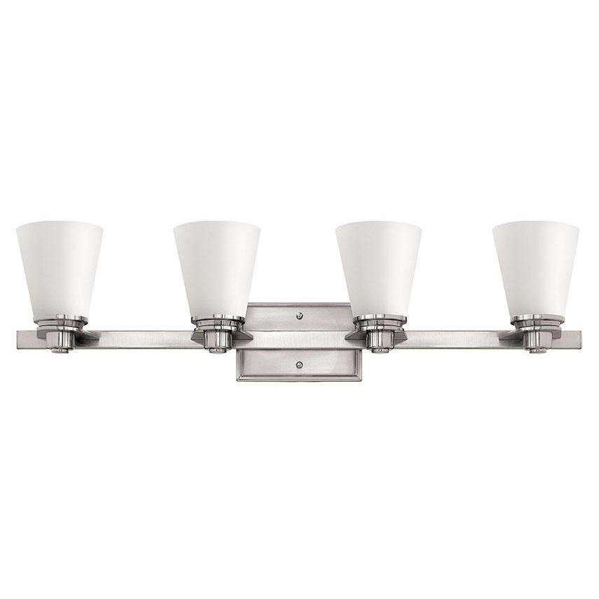 Bath Avon Bath Four Light Brushed Nickel-Hinkley Lighting-HINKLEY-5554BN-Bathroom Lighting-1-France and Son