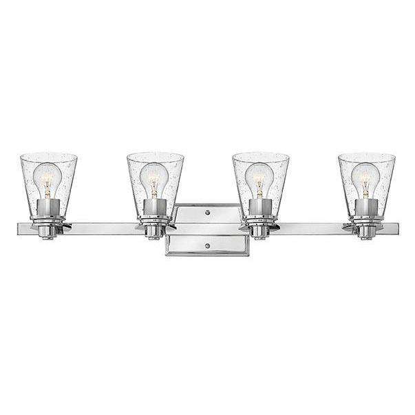 Bath Avon Bath Four Light-Hinkley Lighting-HINKLEY-5554CM-CL-Bathroom LightingChrome and Clear Glass-3-France and Son