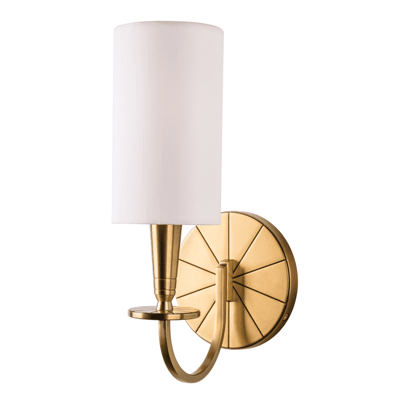 Mason 1 Light Wall Sconce-Hudson Valley-HVL-8021-AGB-Wall LightingAged Brass-1-France and Son