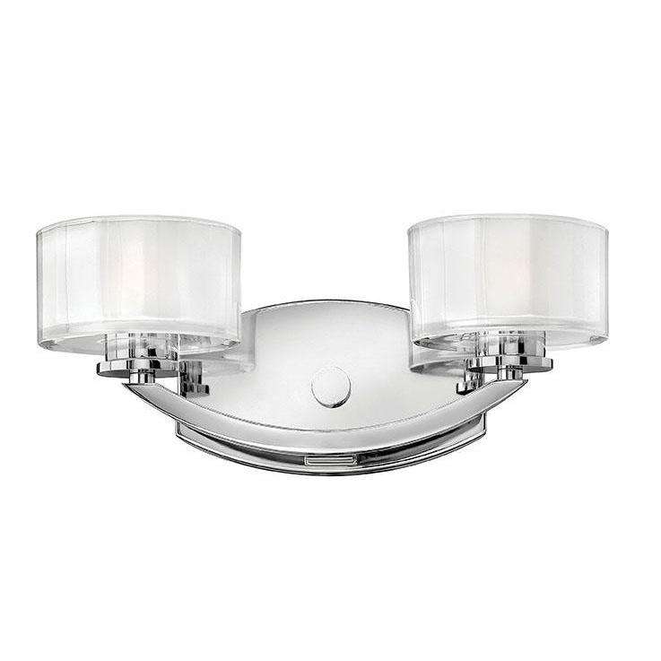 Bath Meridian Bath Two Light Chrome-Hinkley Lighting-HINKLEY-5592CM-Bathroom Lighting-1-France and Son