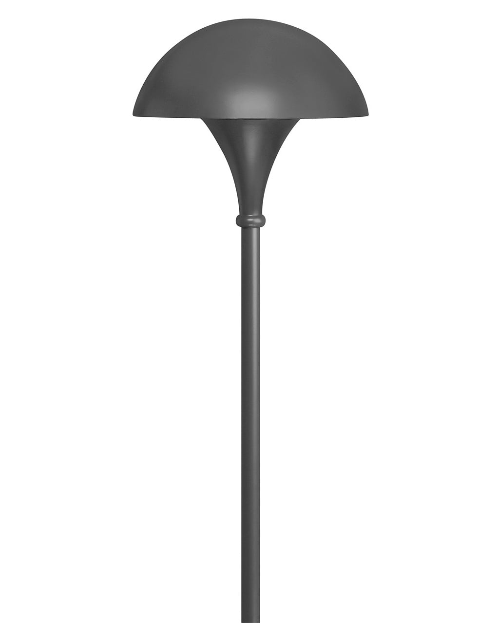 Landscape Line Voltage Mushroom Path Light 120v-Hinkley Lighting-HINKLEY-56000CY-Outdoor LightingCharcoal Gray-3-France and Son