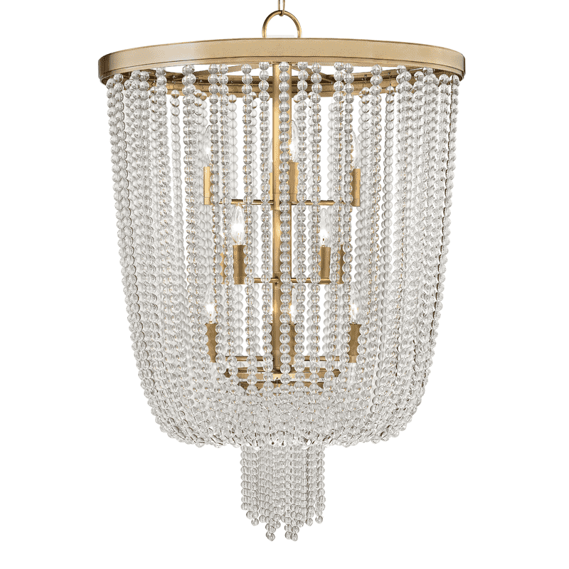 Royalton 12 Light Pendant-Hudson Valley-HVL-9026-AGB-PendantsAged Brass-1-France and Son