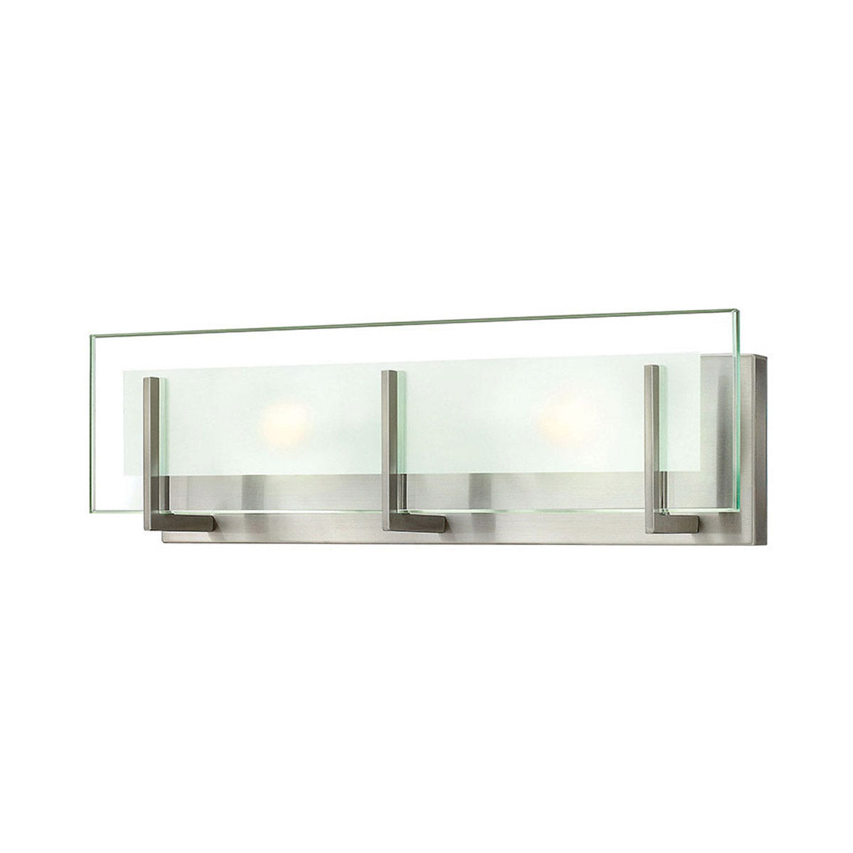 Latitude Bath Wall Light-Hinkley Lighting-HINKLEY-5652BN-Bathroom Lighting2 Light Horizontal-Brushed Nickel-11-France and Son