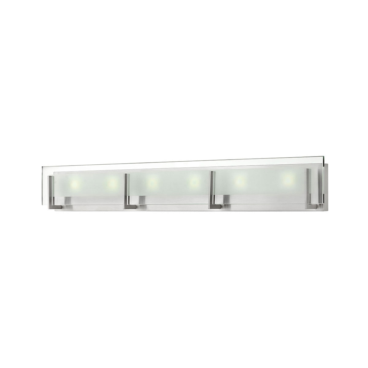 Latitude Bath Wall Light-Hinkley Lighting-HINKLEY-5656BN-Bathroom Lighting6 Light Horizontal-Brushed Nickel-17-France and Son