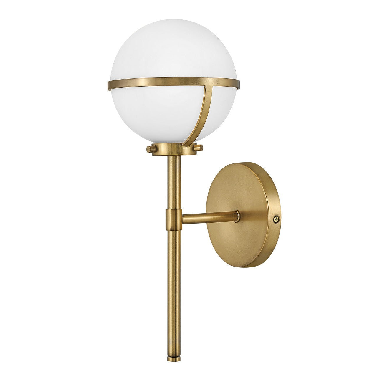 Bath Hollis - Single Light Vanity-Hinkley Lighting-HINKLEY-5660HB-LL-Bathroom LightingHeritage Brass-1-France and Son