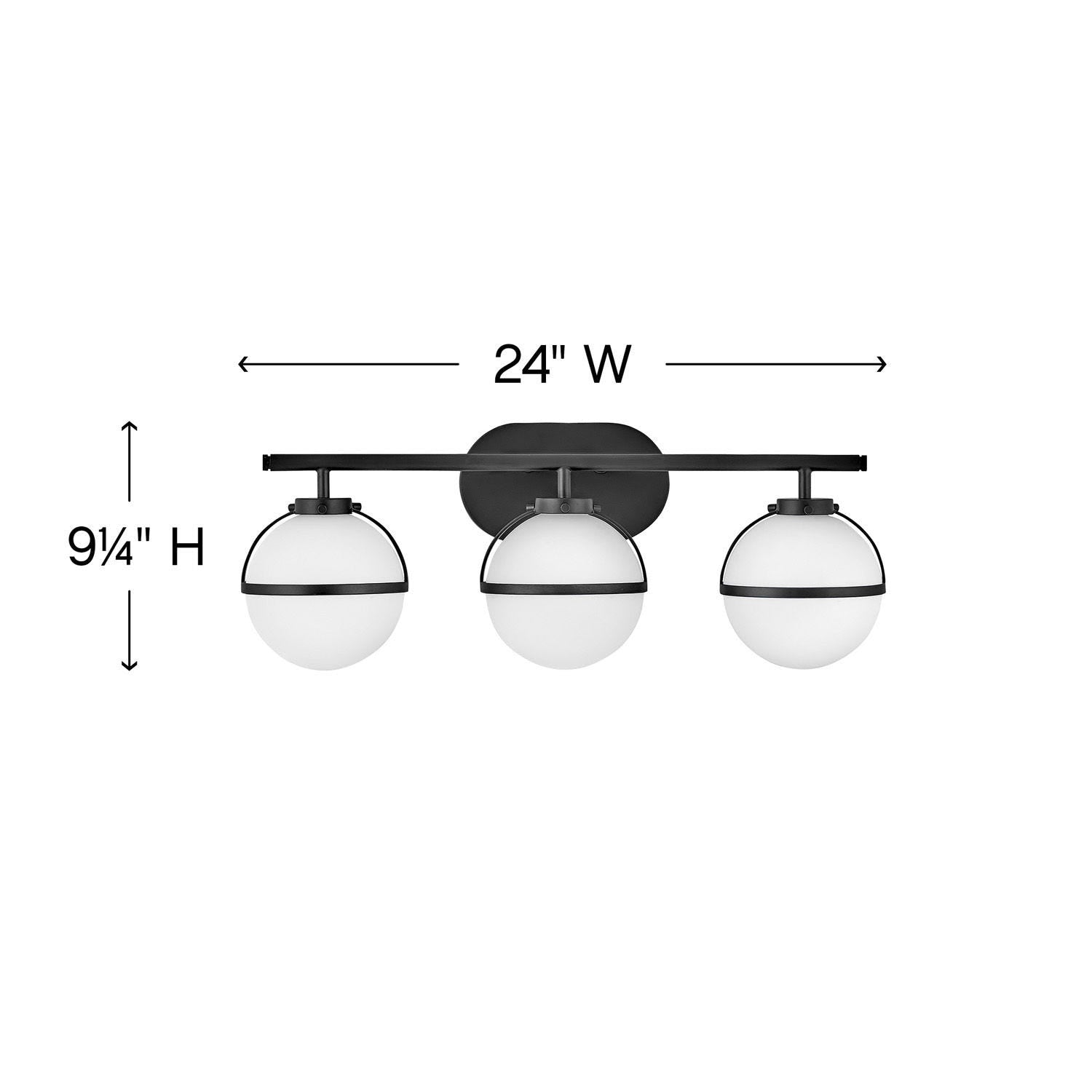 Bath Hollis Three Light Vanity-Hinkley Lighting-HINKLEY-5663HB-LL-Bathroom VanityBrass-4-France and Son