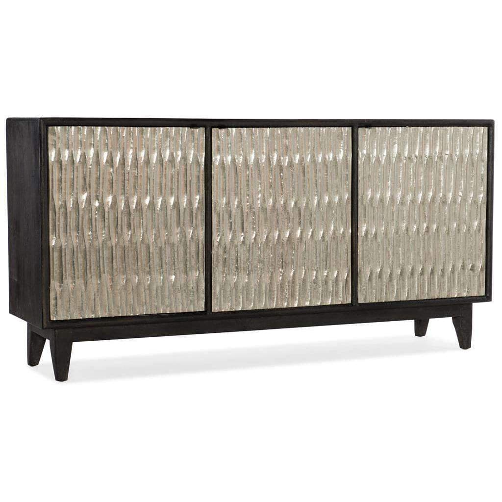 Shimmer Three-Door Credenza-Hooker-HOOKER-5716-85001-SLV-Sideboards & Credenzas-1-France and Son