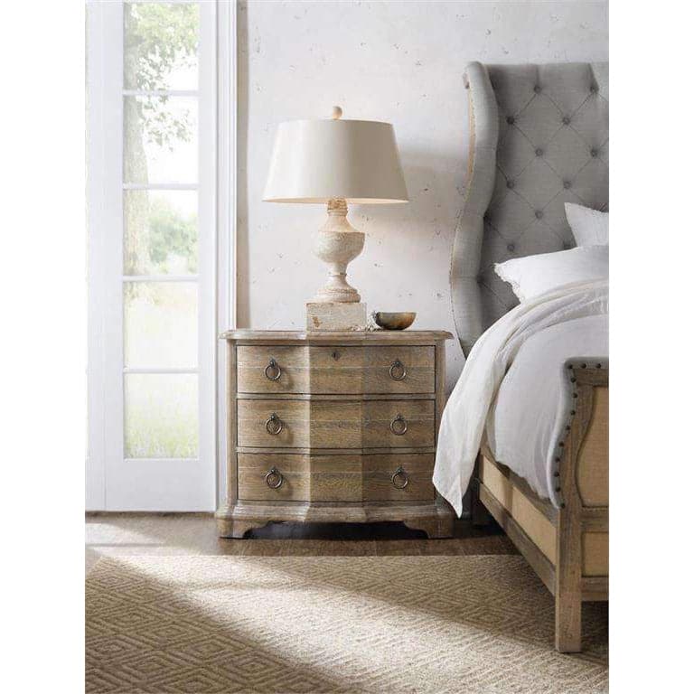 Boheme Bastogne Three-Drawer Nightstand-Hooker-HOOKER-5750-90016-MWD-Nightstands-2-France and Son