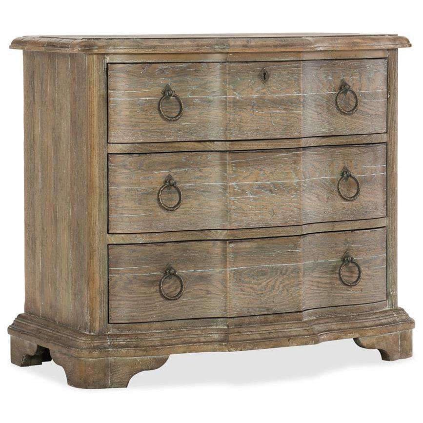 Boheme Bastogne Three-Drawer Nightstand-Hooker-HOOKER-5750-90016-MWD-Nightstands-1-France and Son