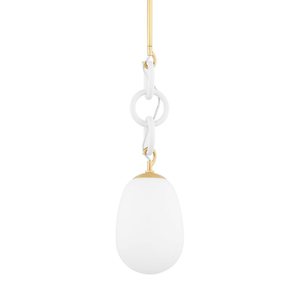 Marina 1 Light Pendant-Mitzi-HVL-H690701-AGB/TWH-Pendants-1-France and Son