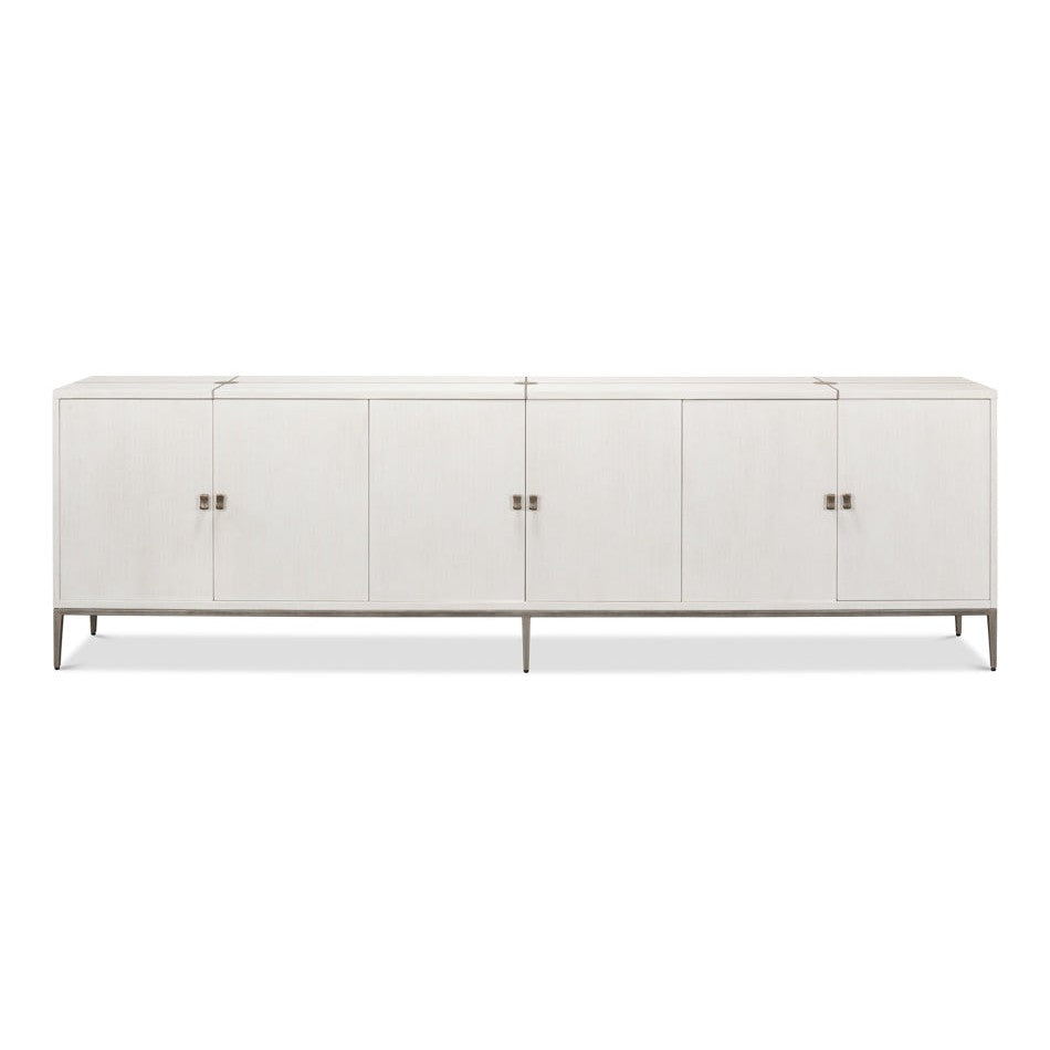 Barton Cabinet - Artisan Grey-SARREID-SARREID-58-34-5-Media Storage / TV StandsWorking White-6-France and Son