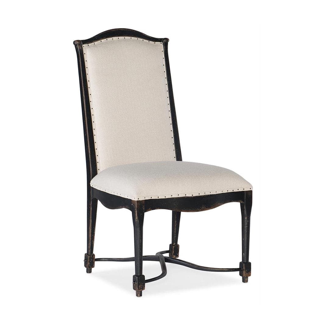 Ciao Bella Upholstered Side Chair Collection-Hooker-HOOKER-5805-75310-99-Dining ChairsBlack-5-France and Son