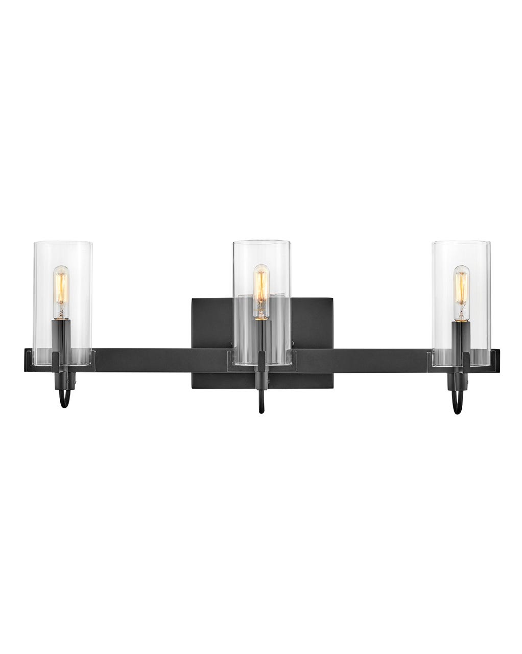 Bath Ryden - Three Light Vanity-Hinkley Lighting-HINKLEY-58063BK-Bathroom LightingBlack-2-France and Son