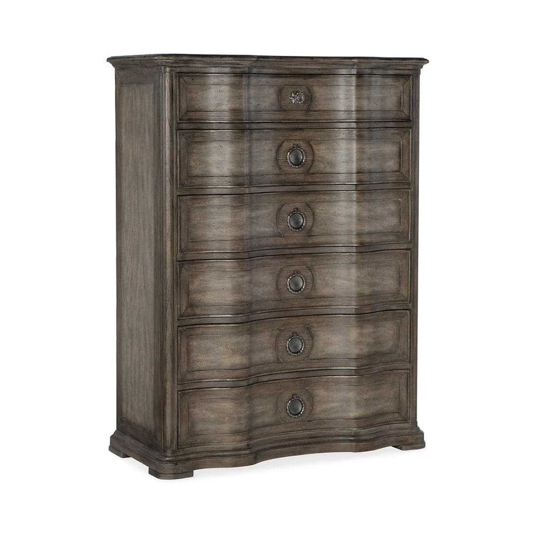 Woodlands Six-Drawer Chest-Hooker-HOOKER-5820-90010-84-Dressers-1-France and Son