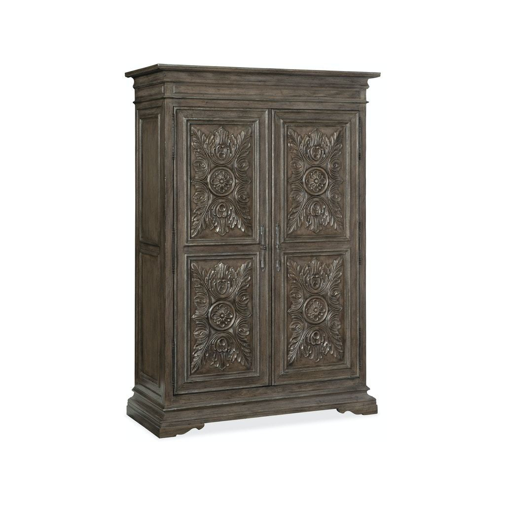 Woodlands Wardrobe-Hooker-HOOKER-5820-90013-85-Bookcases & Cabinets-1-France and Son