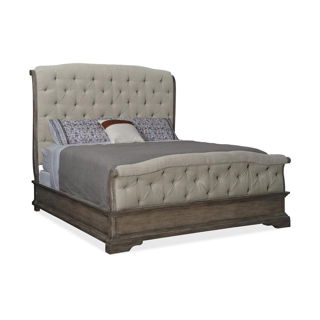 Woodlands King Upholstered Bed-Hooker-HOOKER-5820-90866-84-Beds-1-France and Son