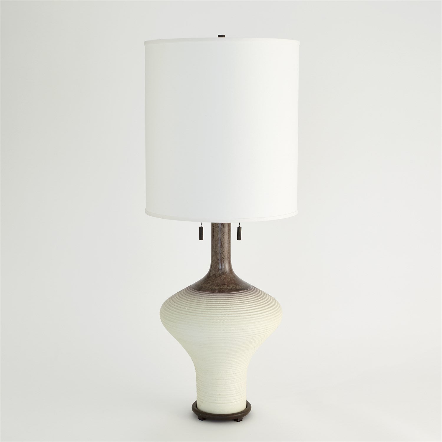 Ridge Bottle Lamp-Amethyst-Global Views-GVSA-1.10846-Table Lamps-1-France and Son