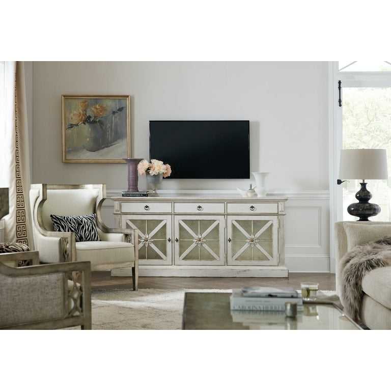 Premier Console Entertainment Blanc-Hooker-HOOKER-5865-55482-02-Media Storage / TV Stands-2-France and Son