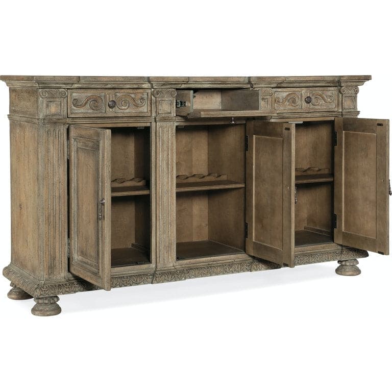 Castella 72in Credenza-Hooker-HOOKER-5878-85001-80-Sideboards & Credenzas-6-France and Son