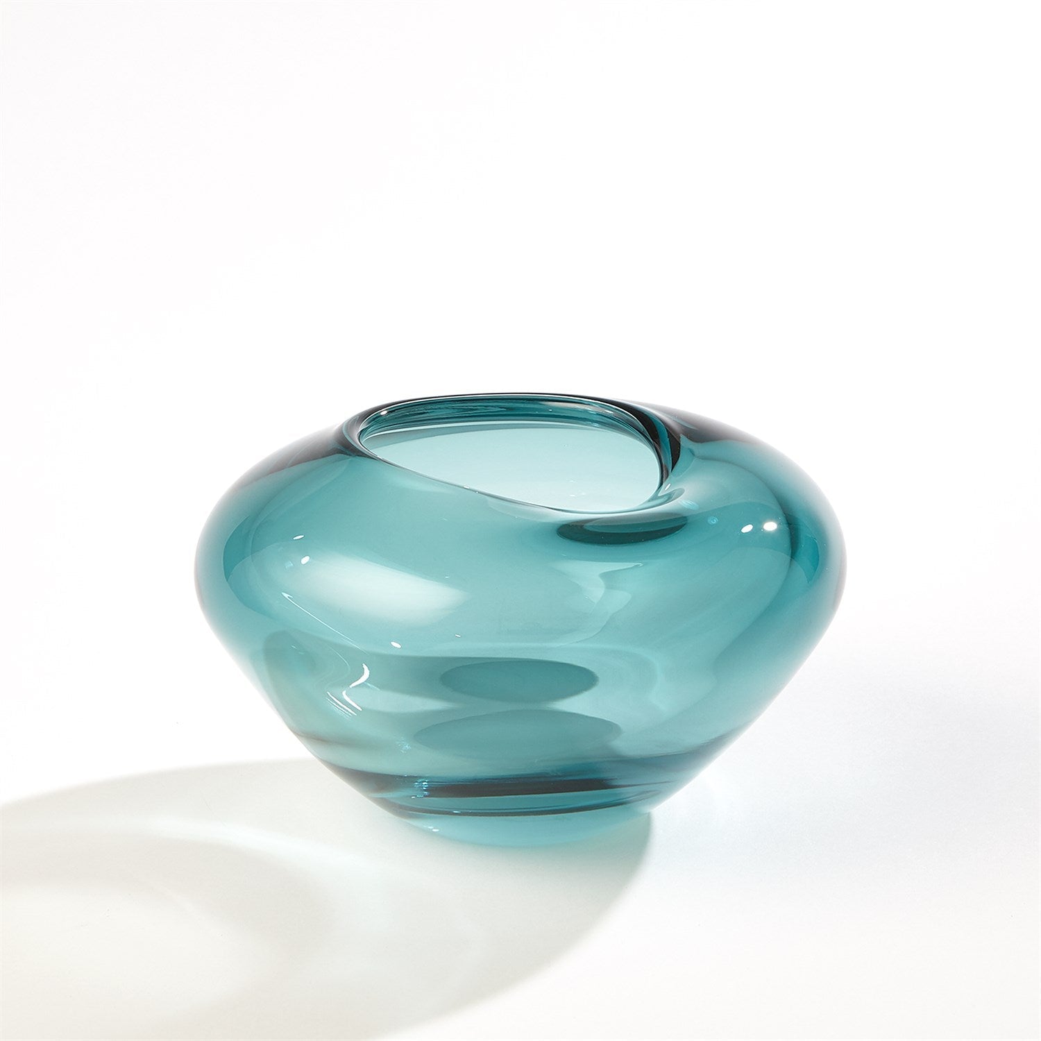 Undulating Vase-Global Views-GVSA-6.60554-VasesAzure-Small-3-France and Son