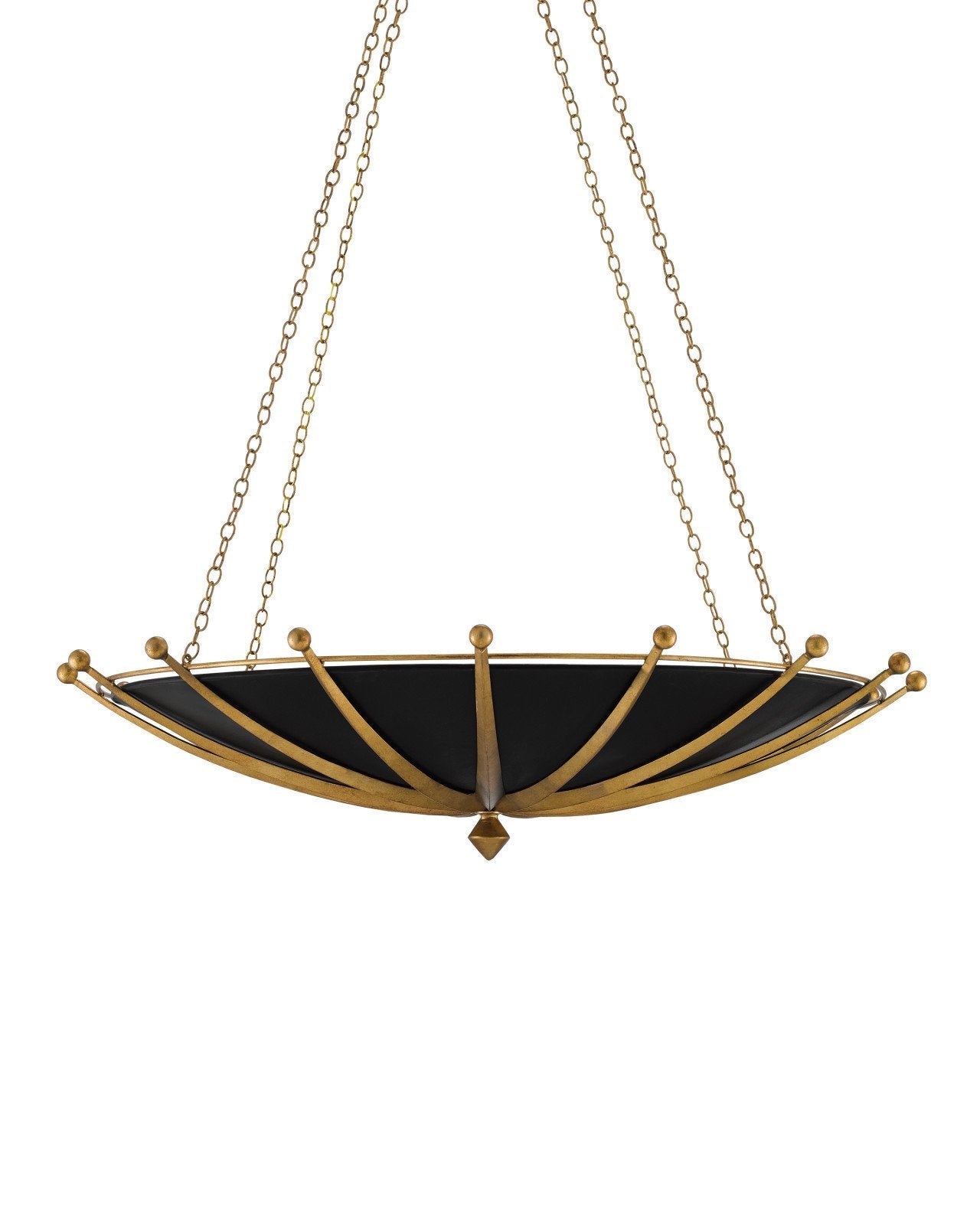 Fontaine Black & Gold Chandelier