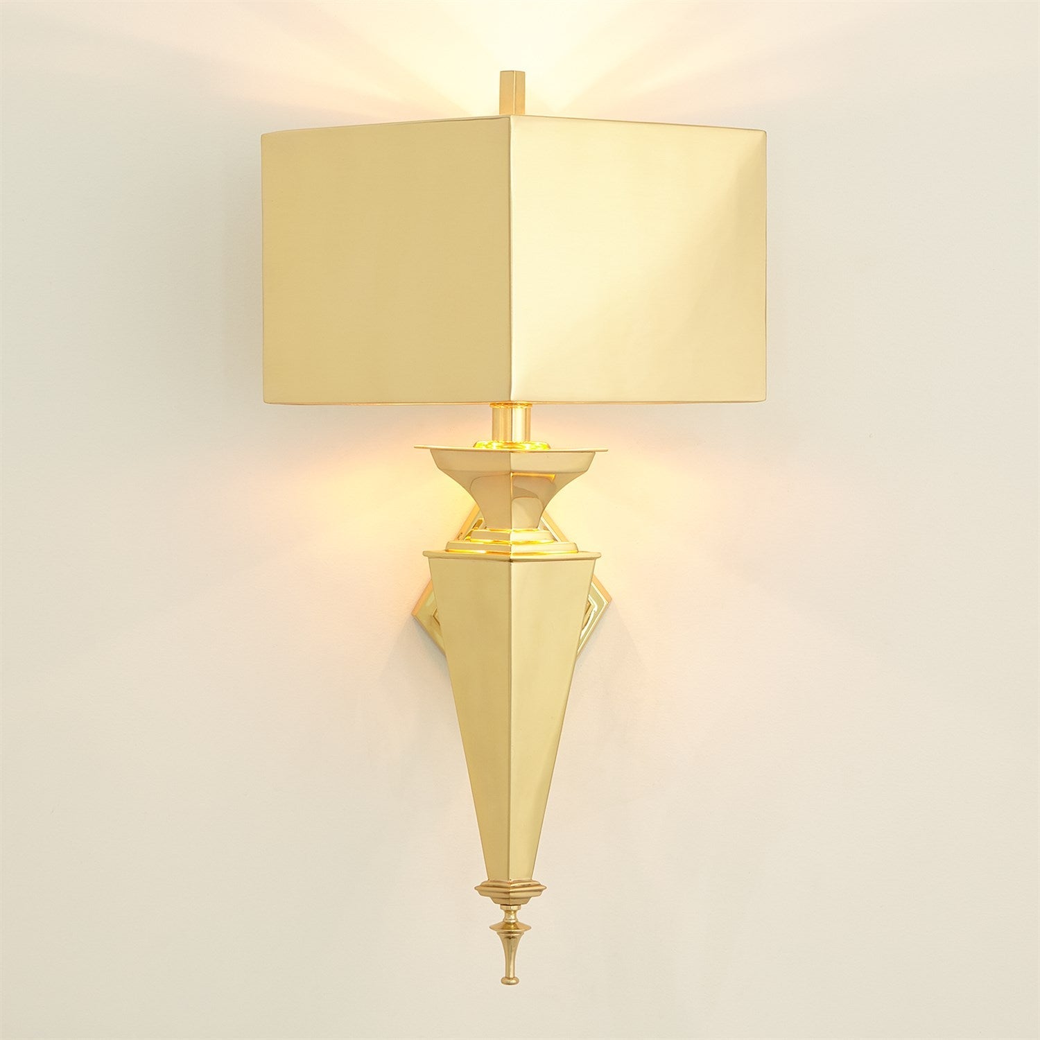 Diamond Sconce - Nickel-Global Views-GVSA-9.93706-Wall LightingBrass-3-France and Son