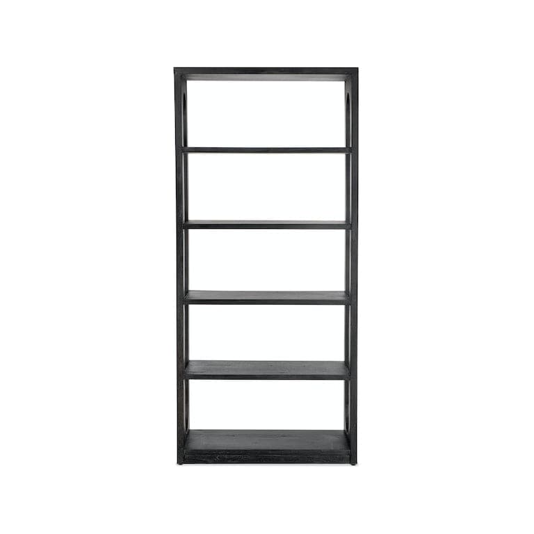 Commerce & Market Etagere - Black Wood Finish-Hooker-HOOKER-5899-10443-89-Bookcases & Cabinets-3-France and Son