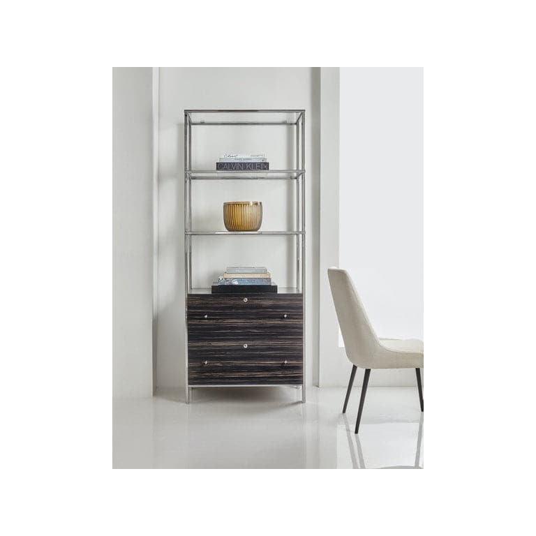 Melange Ford Bookcase-Hooker-HOOKER-5915-10444-85-Bookcases & Cabinets-3-France and Son