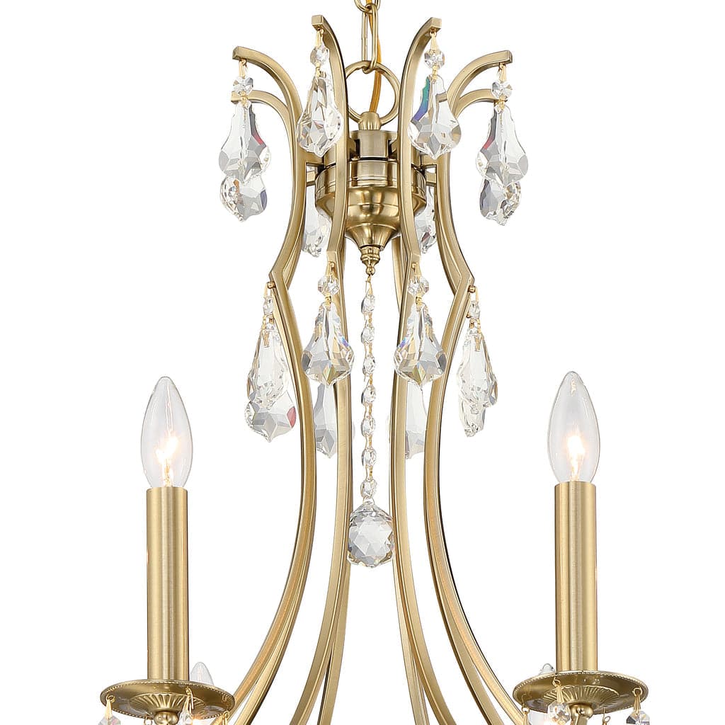 Cedar 8 Light Chandelier-Crystorama Lighting Company-CRYSTO-5938-VG-CL-MWP-Chandeliers-3-France and Son